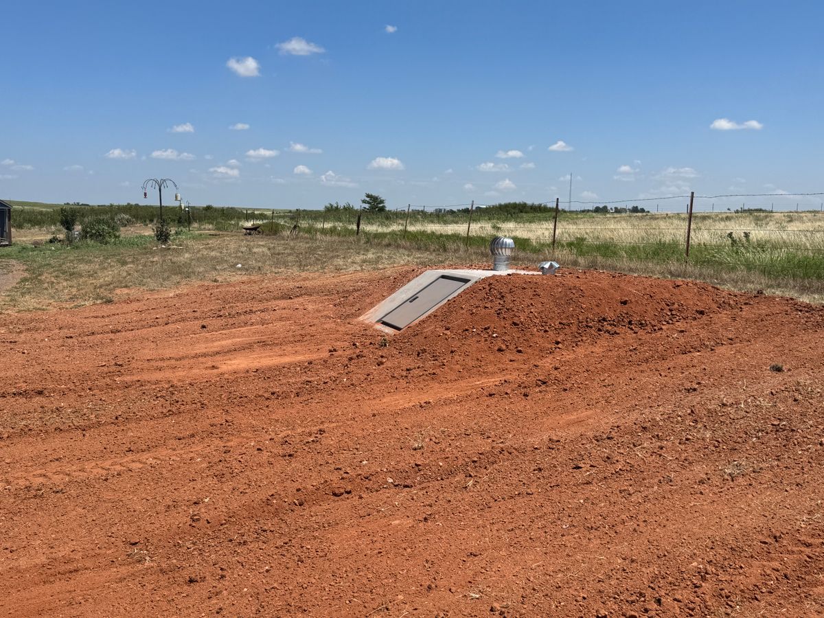 Storm Shelters for TC Concrete in Elk City, OK