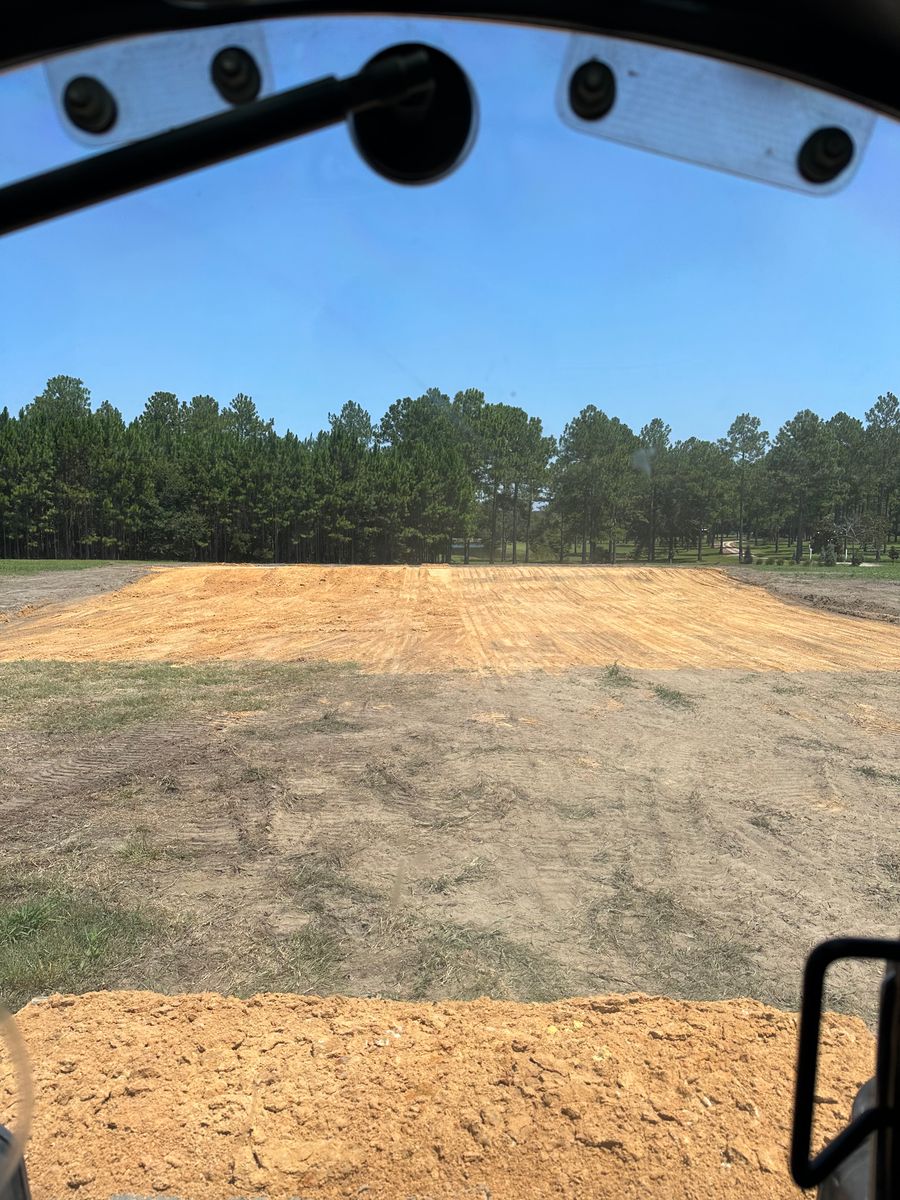 Land Clearing for Earthworks Septic LLC in Albany, Georgia