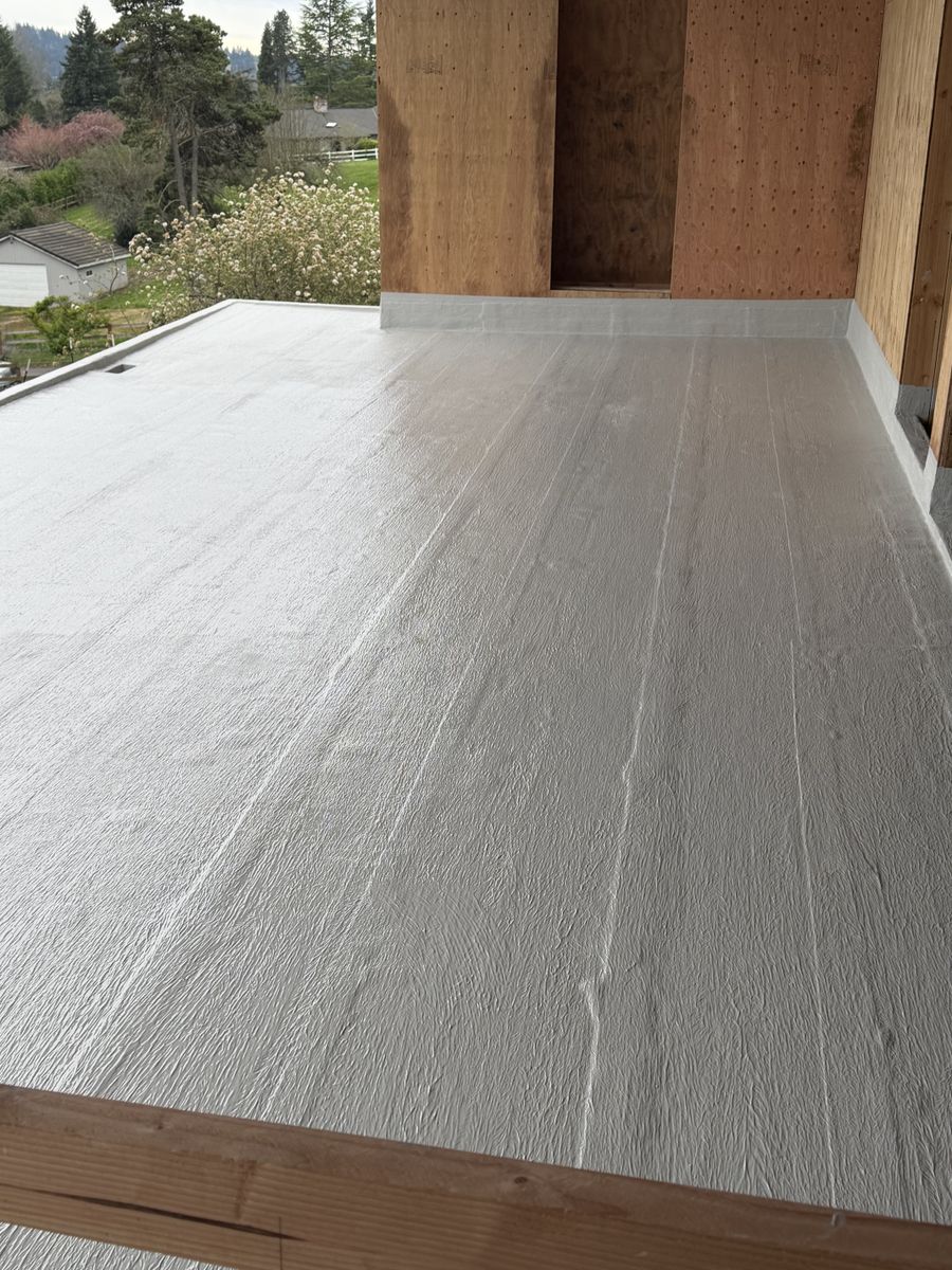 Fluid Applied Roofs for Anderson Roofing in Portland, OR