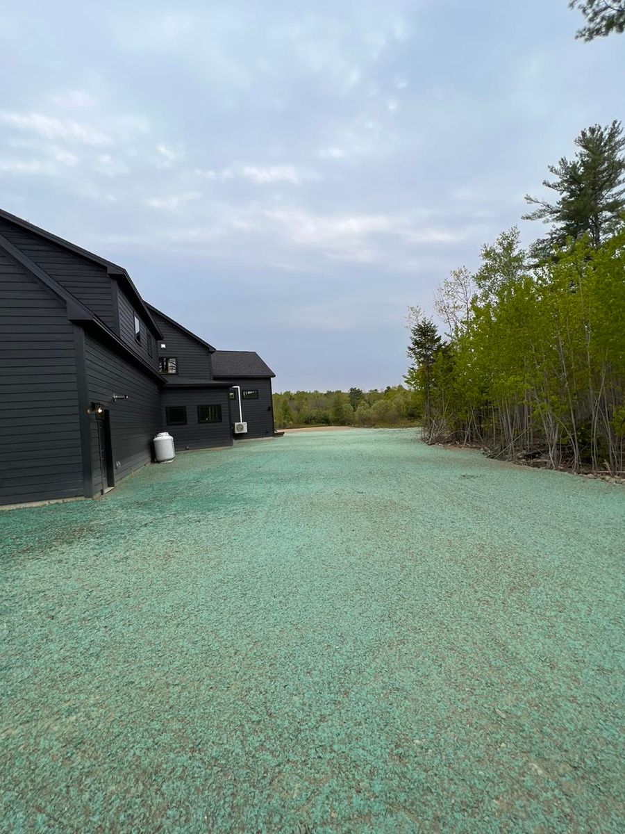 Hydroseeding for Gray Earthworks in Levant, ME