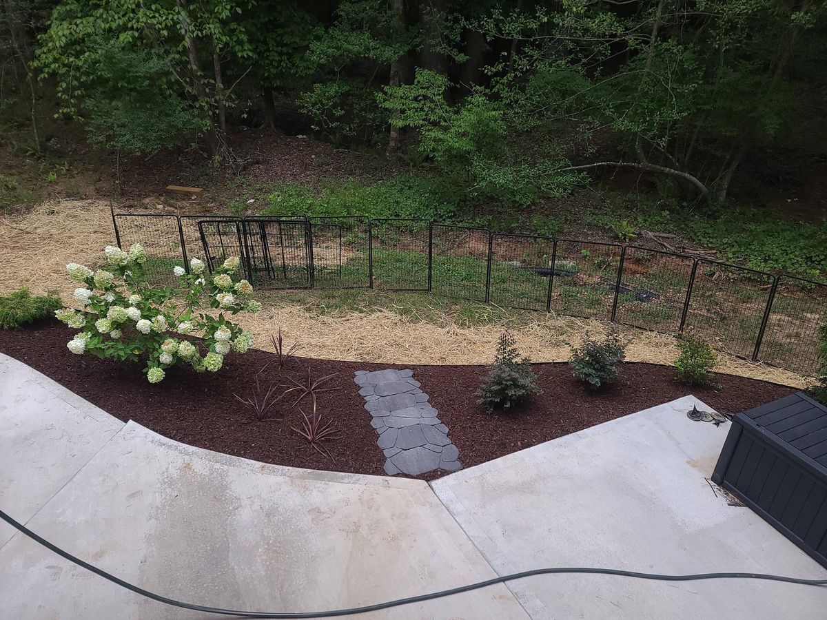 Mulch Installation for Westscape Designs in Lake Gaston, NC