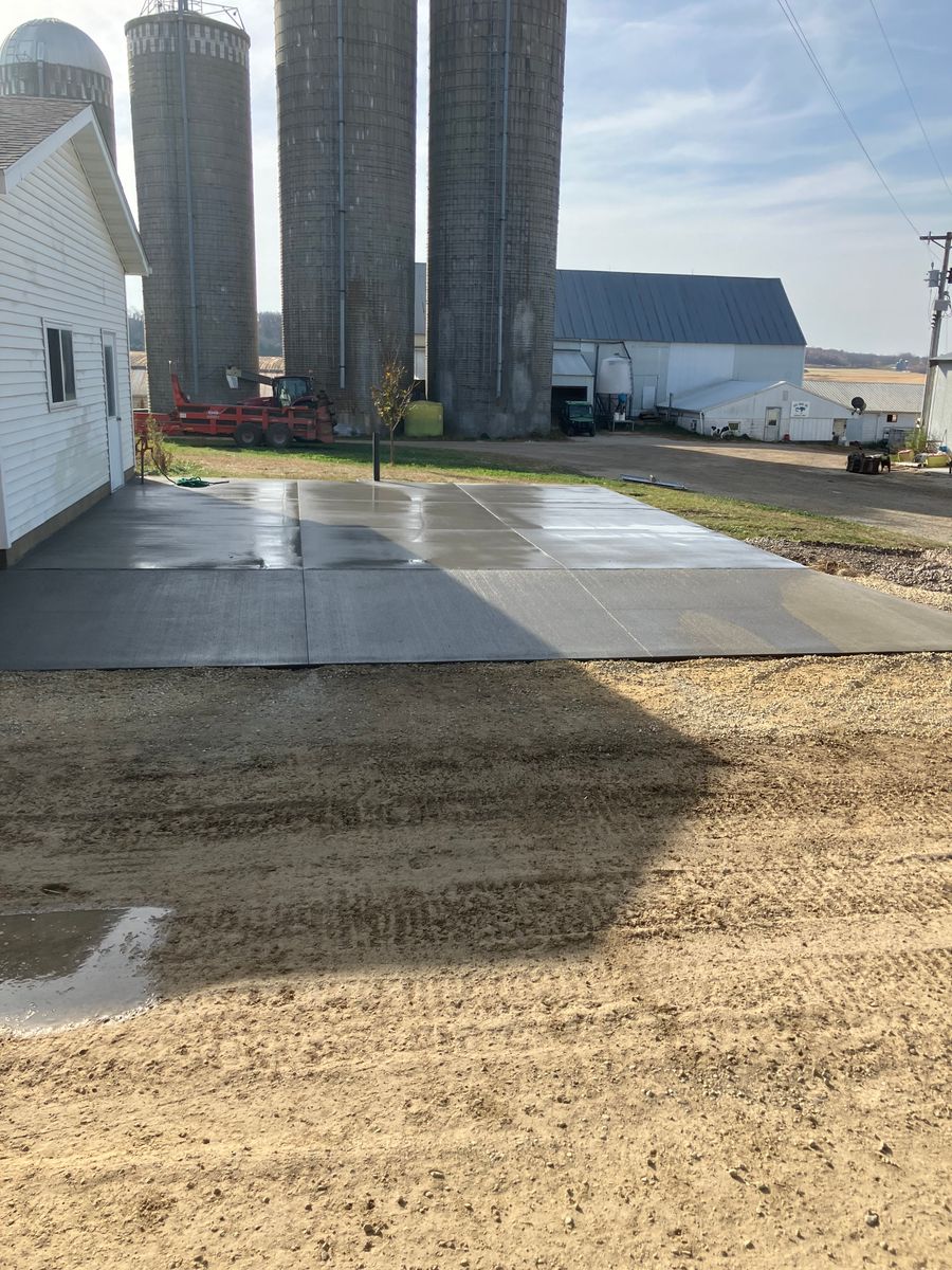 Concrete for Anderson Concrete Construction in Olmsted County, MN