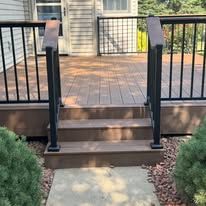 Deck & Fence Staining for Risner Construction in De Motte, IN