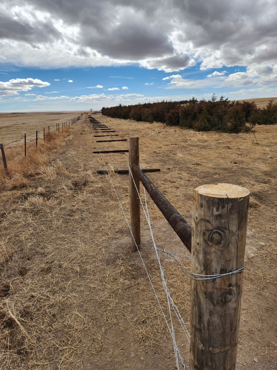 Fence Installation for M&N Fencing in Crook, CO