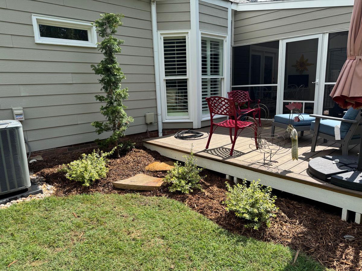 Landscape Installation for Upcycled Landscape and Design in Charlotte, NC