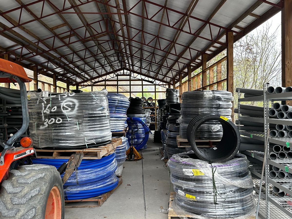 Sale of hdpe waterline for SNL AERATION in Pecks Mill,,  WV