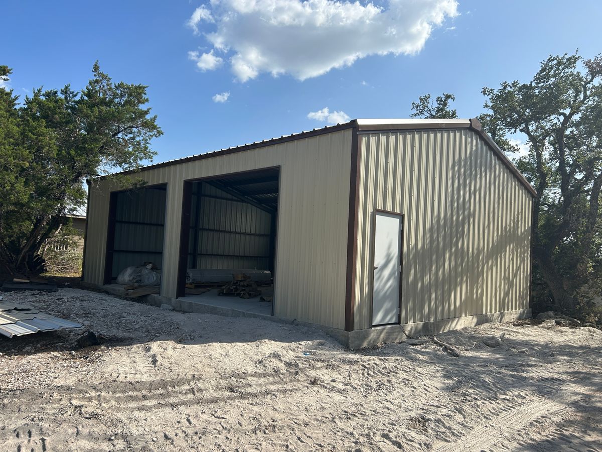 Pre-Engineered Metal Buildings for 292 Construction, LLC in Gonzales County, TX