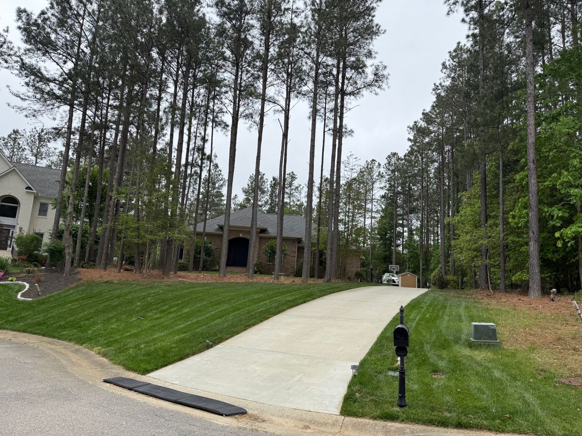 Mulch Installation for J Clark Landscaping in Charles City, VA