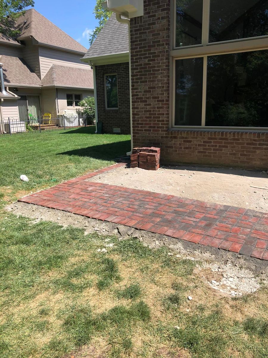 Patio Design & Construction for Whyde Masonry in Beech Grove, IN