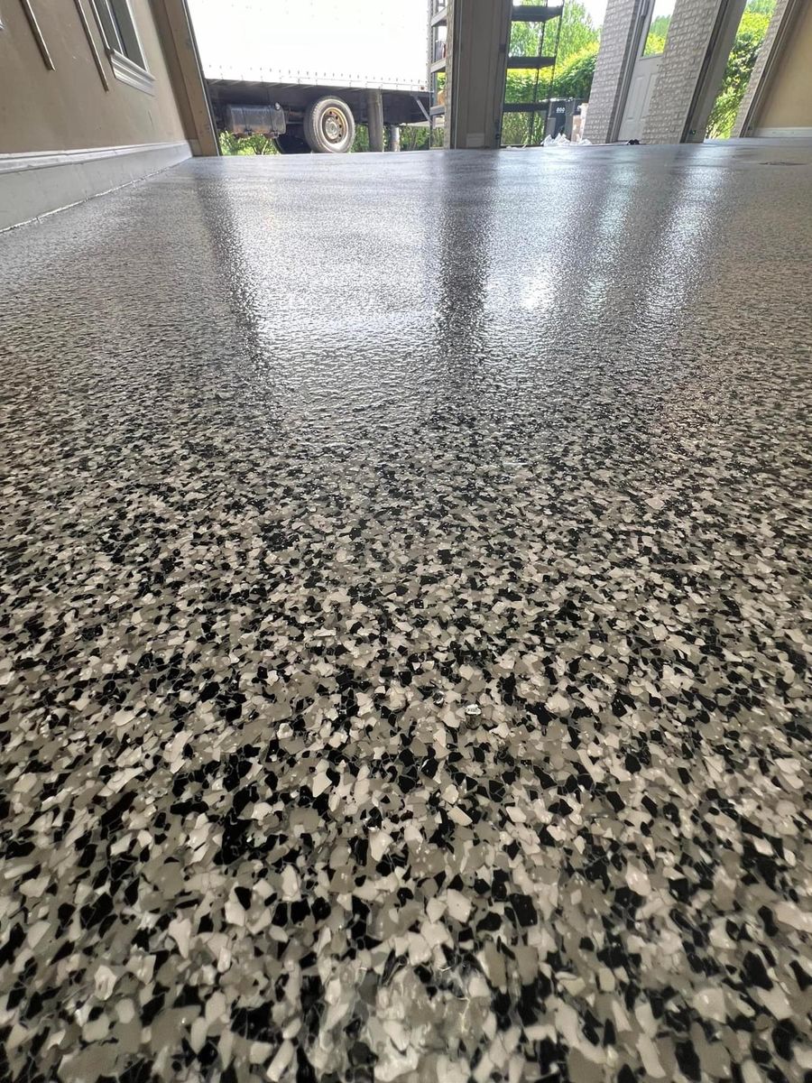 Epoxy Floor Coatings for Texas Curb N Borders in Houston, TX