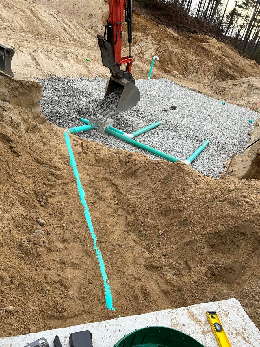 Underground Utility Excavation for M.J. Merrill & Sons Excavation in Manchester, NH