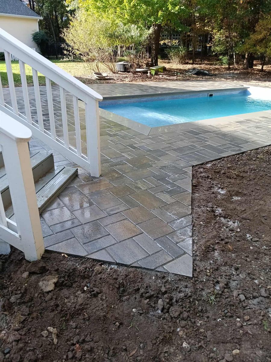 Custom Pool Construction for James River Pools and Spa in Powhatan, VA