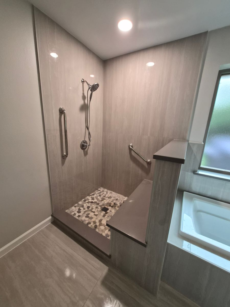 Custom Walk-In Showers for Tile-N-All in Denton, TX