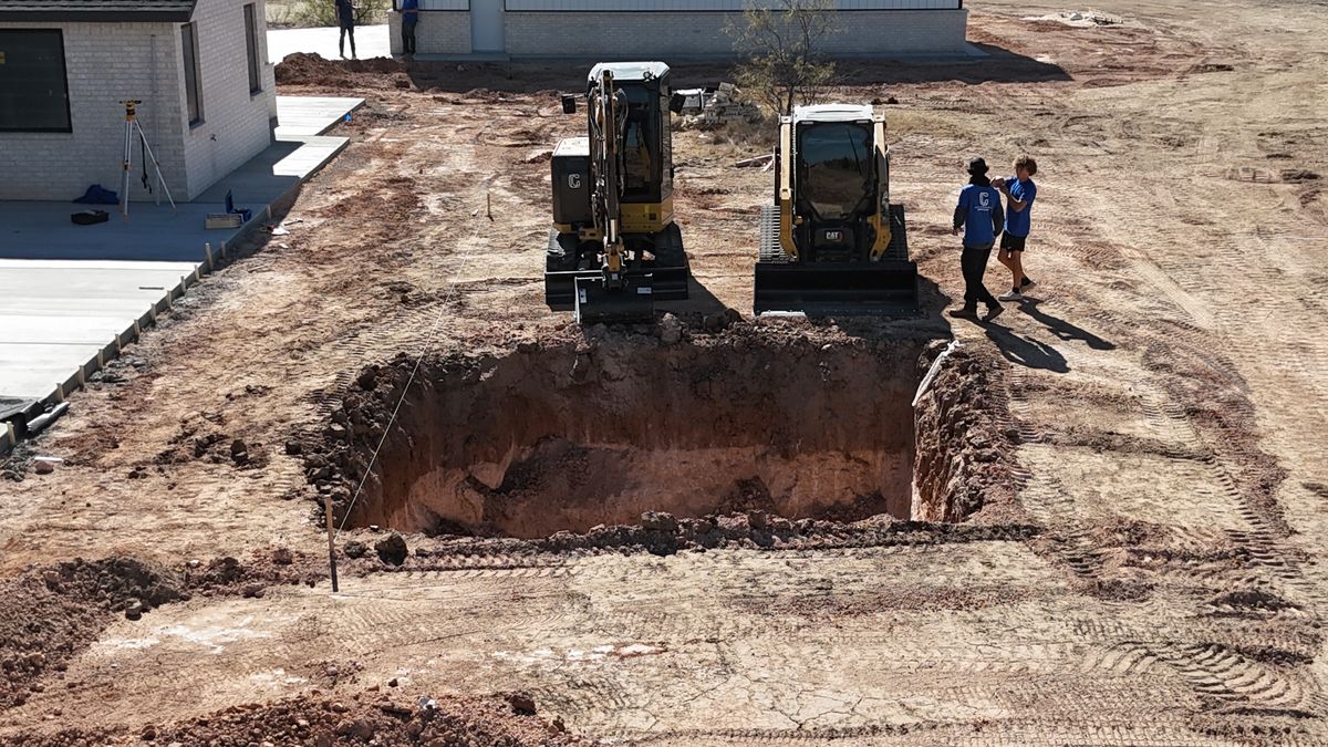 Custom Pool Construction for Cole Landscaping & Pools, LLC in Amarillo, TX