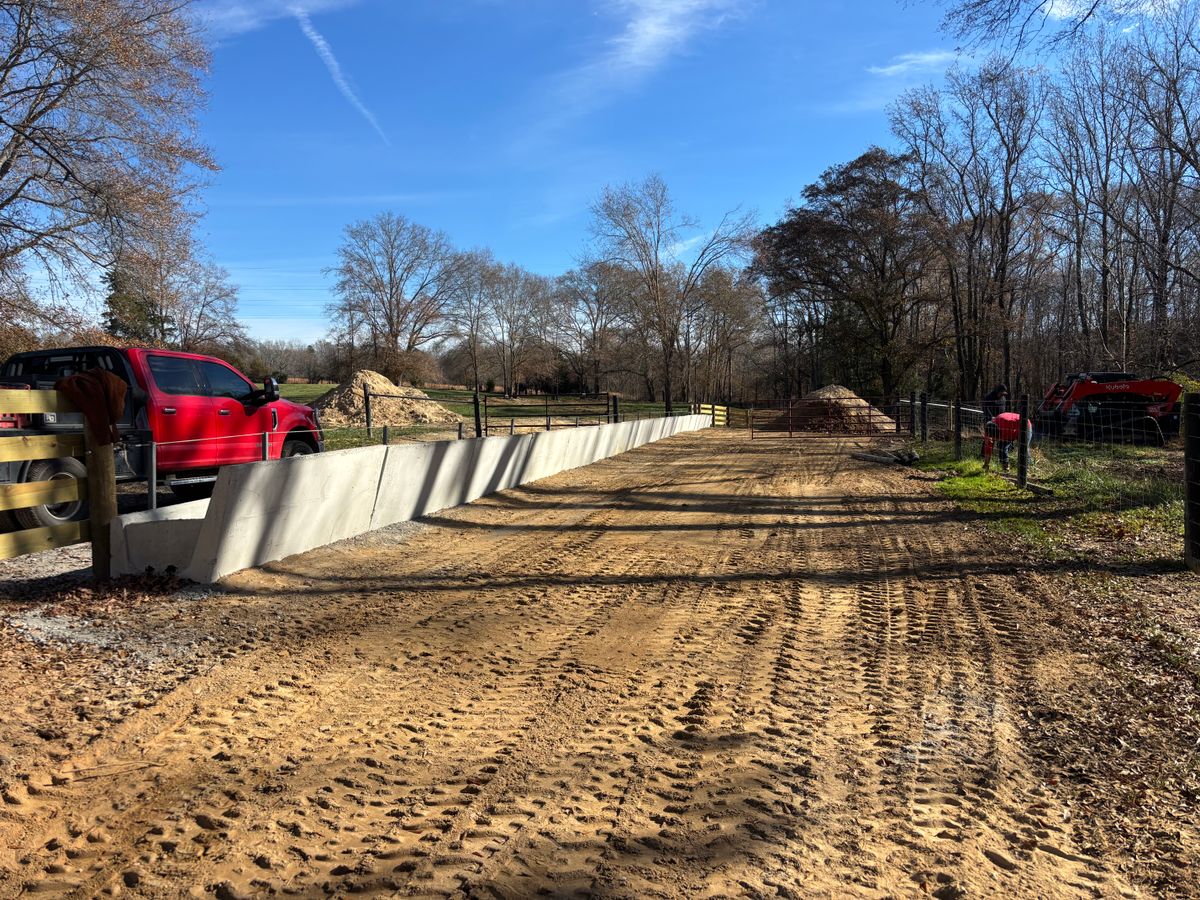 Land Development for LB Fencing & Services in Archdale, NC