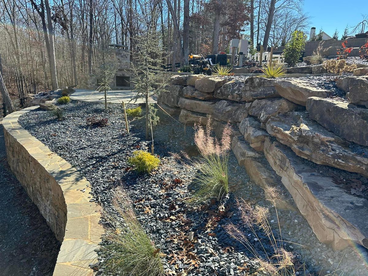 Landscape Design & Installation for Fusion Contracting in North Georgia, GA