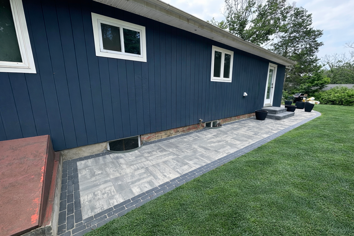 Hardscaping installation for NK Landscaping LLC in Dutchess County, NY