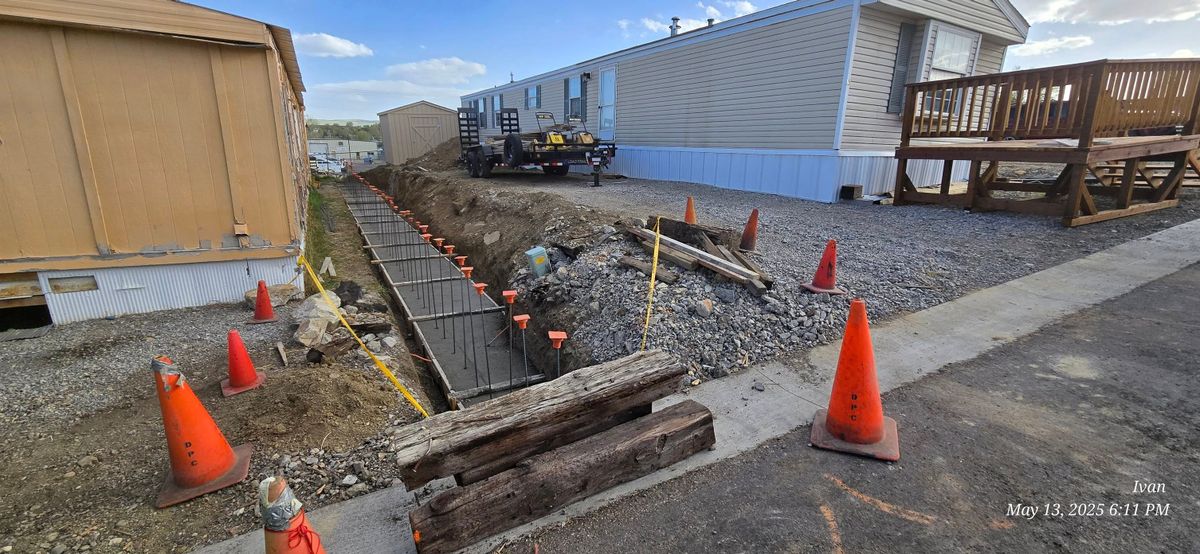 Concrete Slab Construction for Pando & Duarte Concrete LLC in Craig, CO