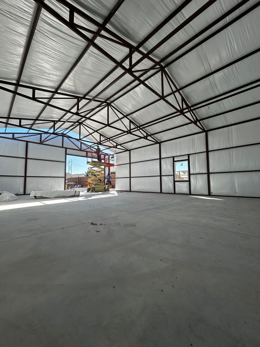Oklahoma Residential Steel Buildings ( shops, Barndominiums, add-ons) for A-N-H Construction LLC in Oklahoma City, OK