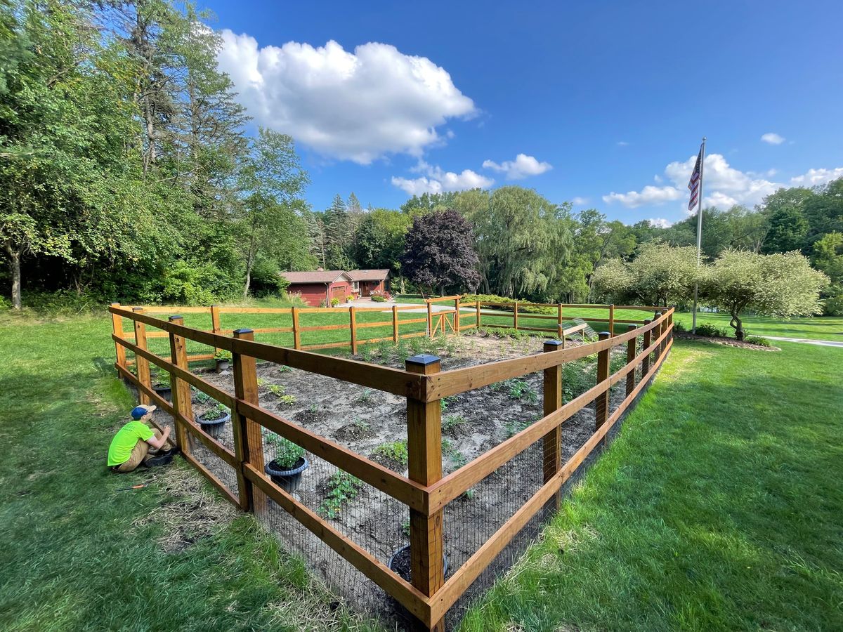 Fence Installation for TMF Services in Lapeer County, MI