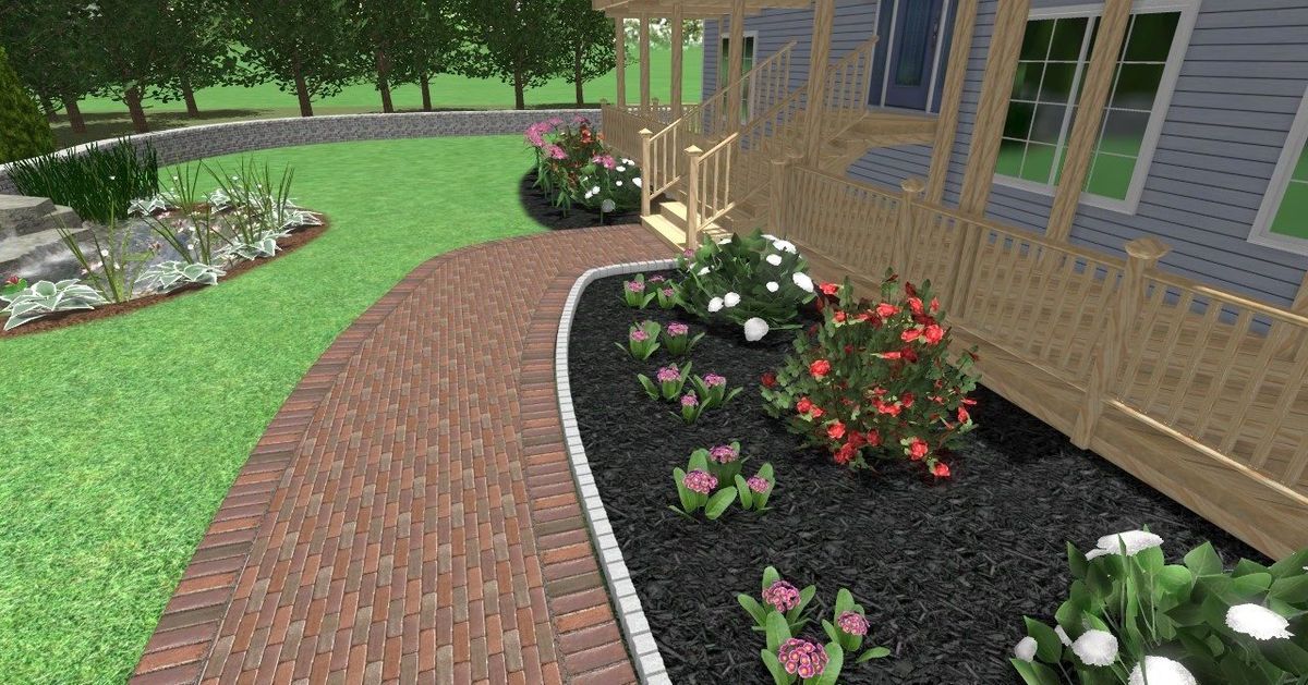 3D Landscape Design for TKC Landscaping in Middletown, NY