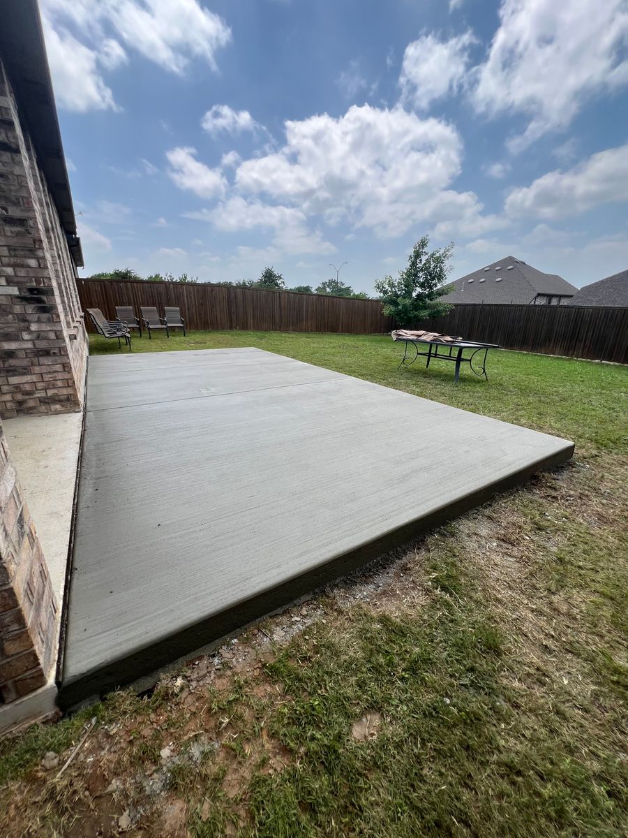 Concrete Slab Construction for BW Concrete Contracting LLC in Fort Worth, TX
