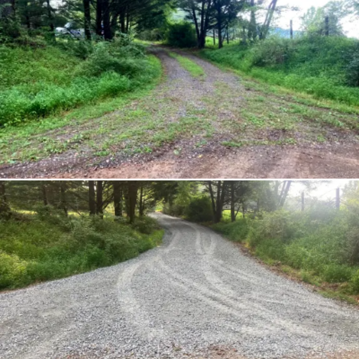 Driveway Regrading for 9999 Building and Renovation LLC in Warrenton, VA