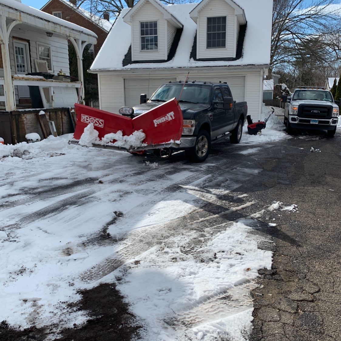 Residential Snow Plowing for B&L Management LLC in East Windsor, CT