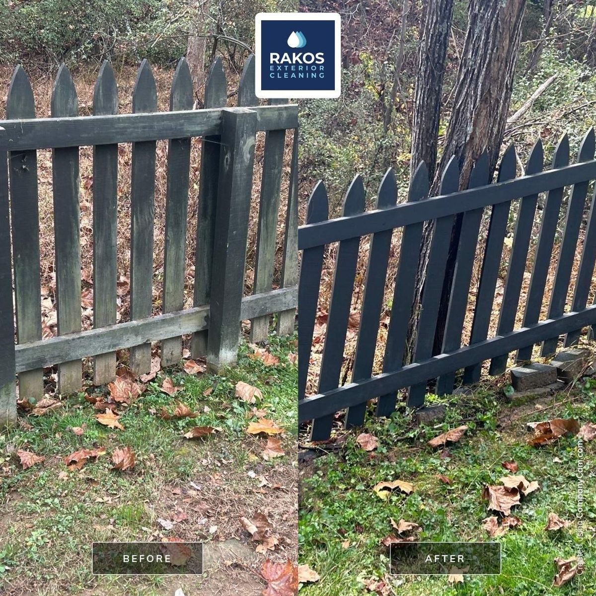 Fence Washing for Rakos Exterior Cleaning in Lynchburg, VA