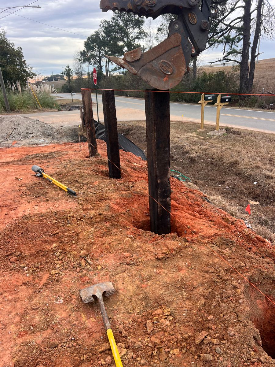 Grading for Coursey Construction in Metter, GA