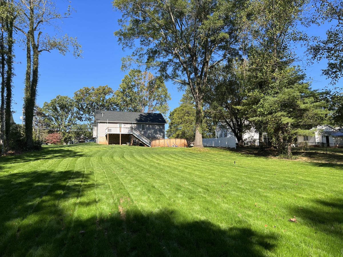 New Lawn Installation for Virginia Yard Pros in Appomattox, VA