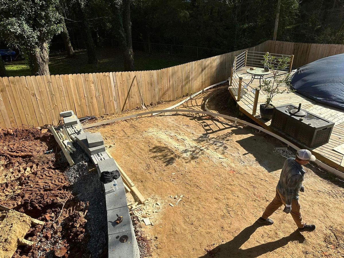 Patio Installation for Solid Rock Contracting LLC in Rock Hill, South Carolina