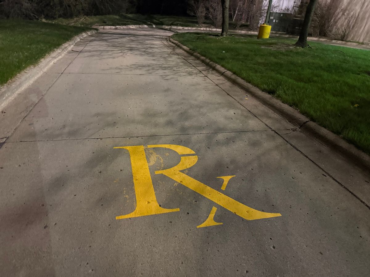 Line Striping for Midwest Line Striping LLC in Spirit Lake, IA