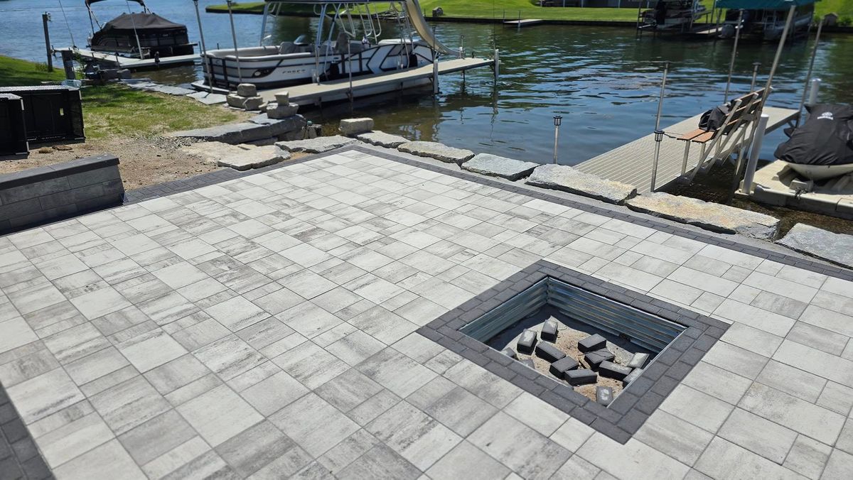 Patio Design & Construction for Best One Hardscapes in Brooklyn, MI