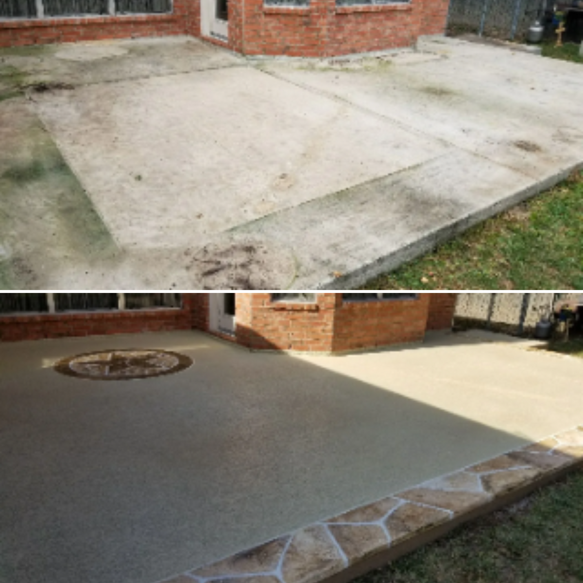 Pool & Patio Restoration for Texas Curb N Borders in Houston, TX
