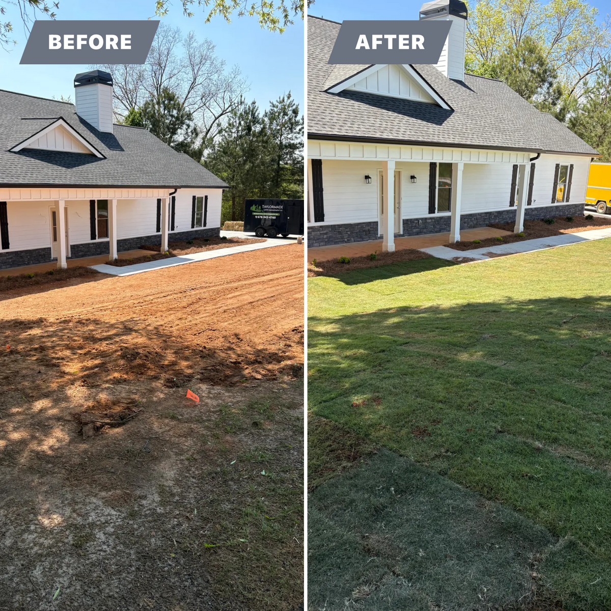 Sod Installation for Taylormade Lawn Management in Habersham County, GA