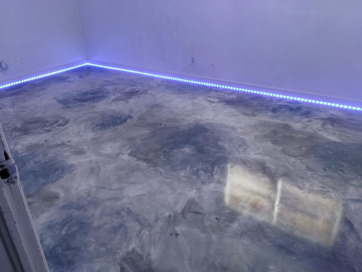 Epoxy Flooring for King's Tile LLC Bathroom Remodeling in El Paso, TX