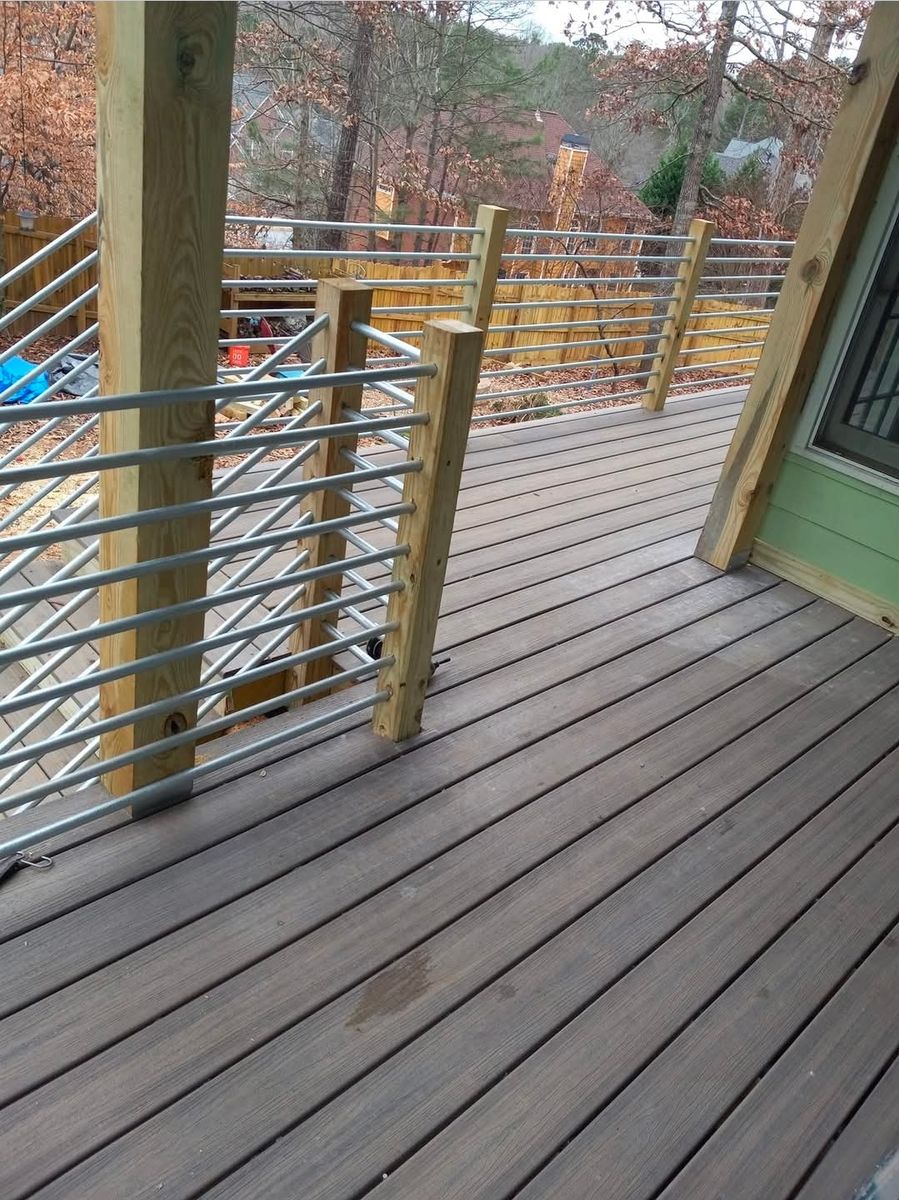Deck Construction for All Out Construction in Atlanta, GA