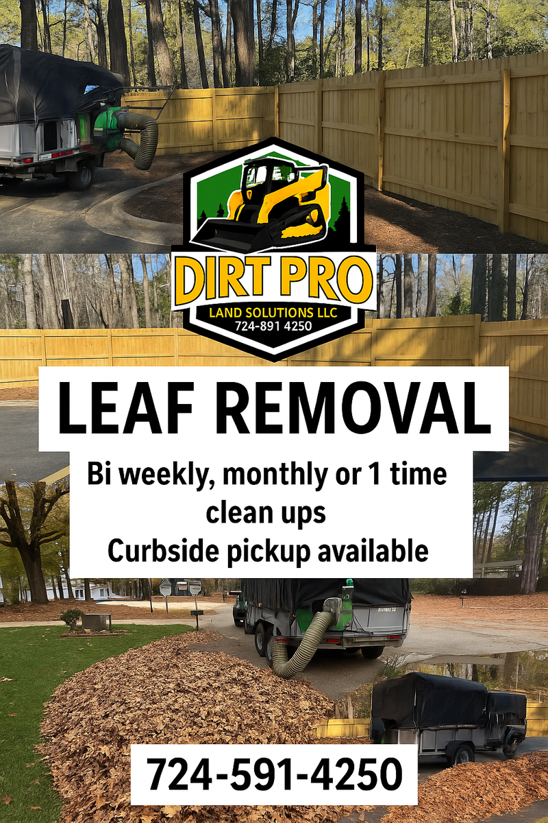 Leaf Removal & Cleanup for Dirt Pro Land Solutions in Fayetteville, GA