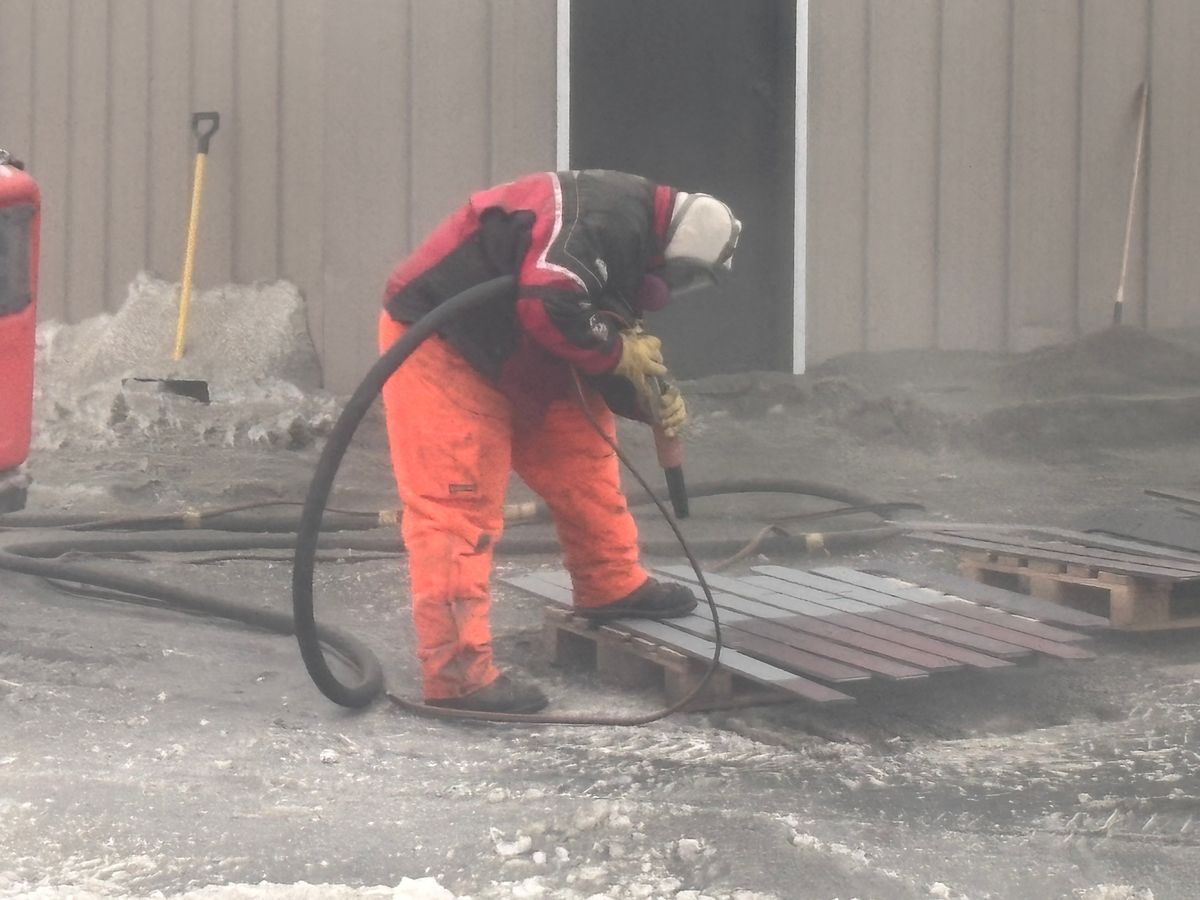 Media Blasting for Northstar Painting and Sandblasting in Duluth, MN