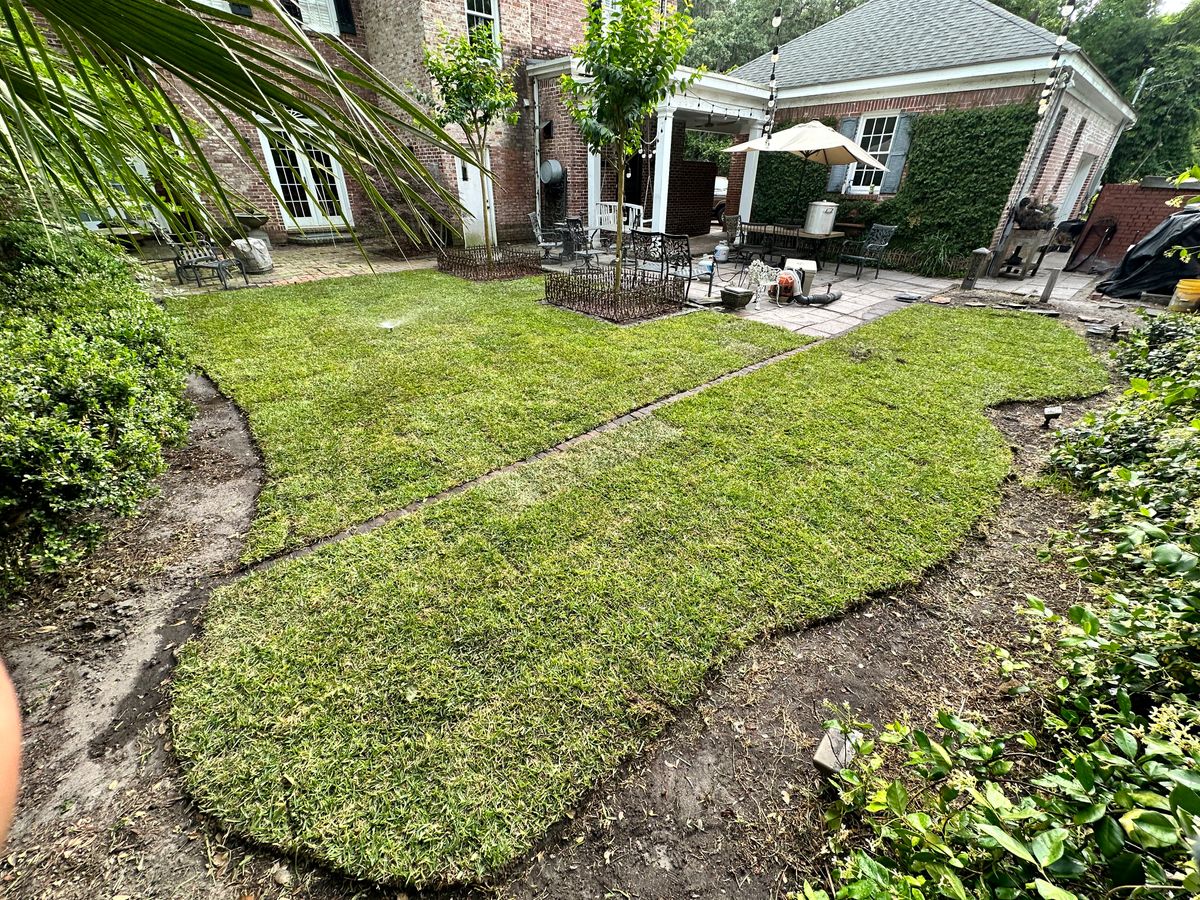 Sod installation for Coastalscapes Landscaping & Turf Management  in Savannah, GA