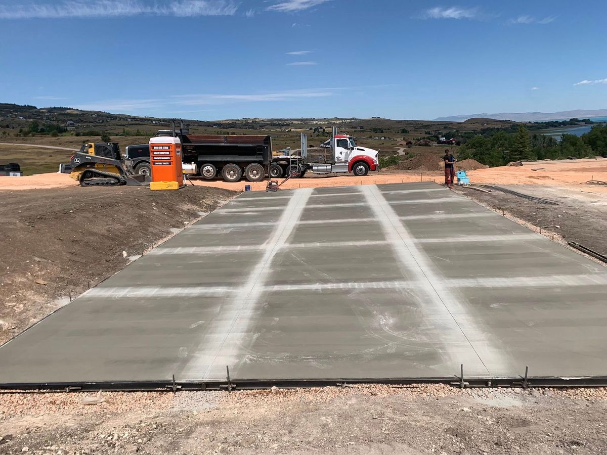 Patio Design & Installation for Diamond Peak Concrete in Garland, UT