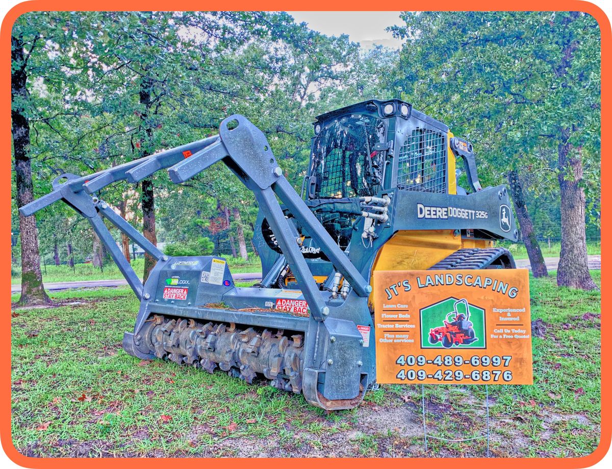 Mulching/ Underbrushing for JT’s Landscaping in Tyler County, TX