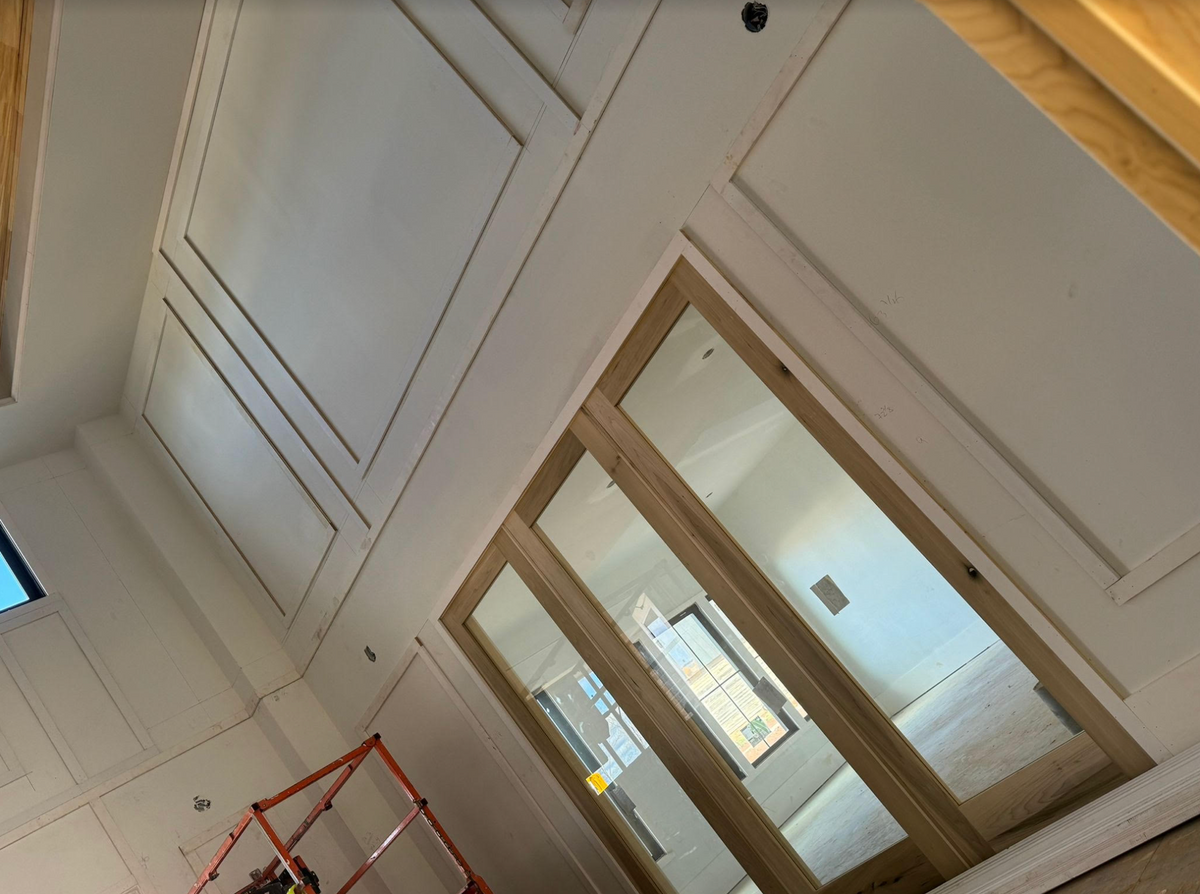 Interior trim molding for G Ochoa Painting LLC in Claremont, NC