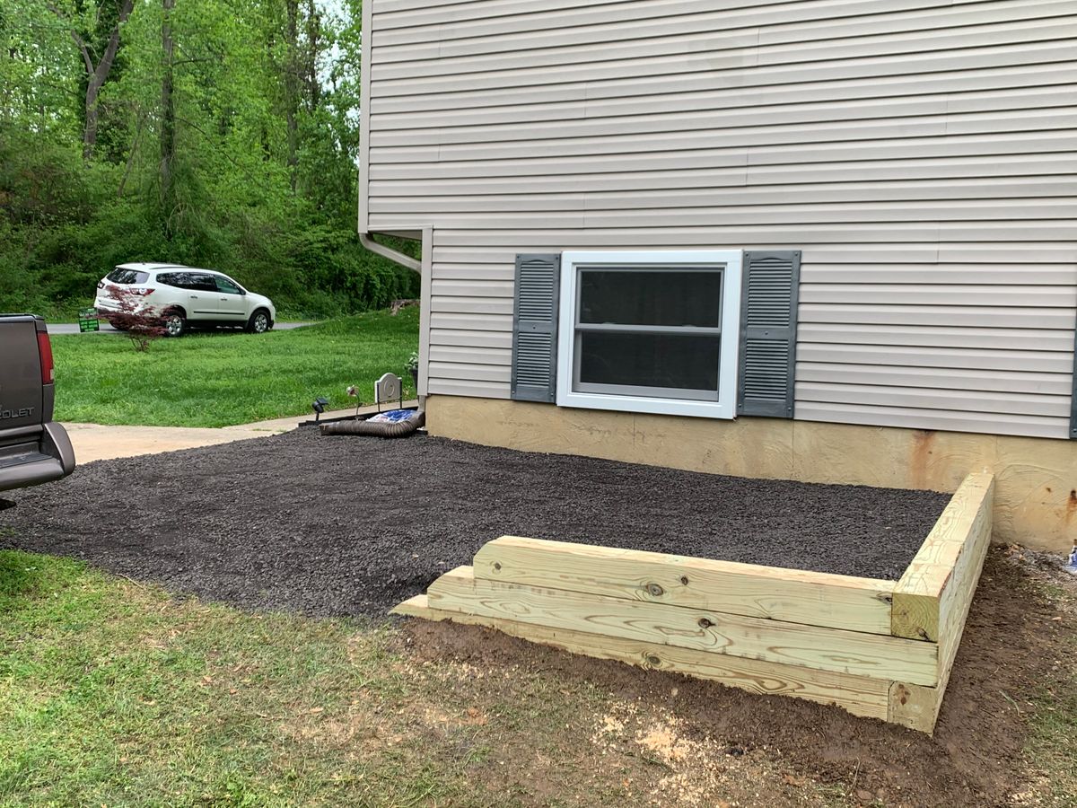 Rock Installation for Hurley's Cutz in Saint Leonard, MD