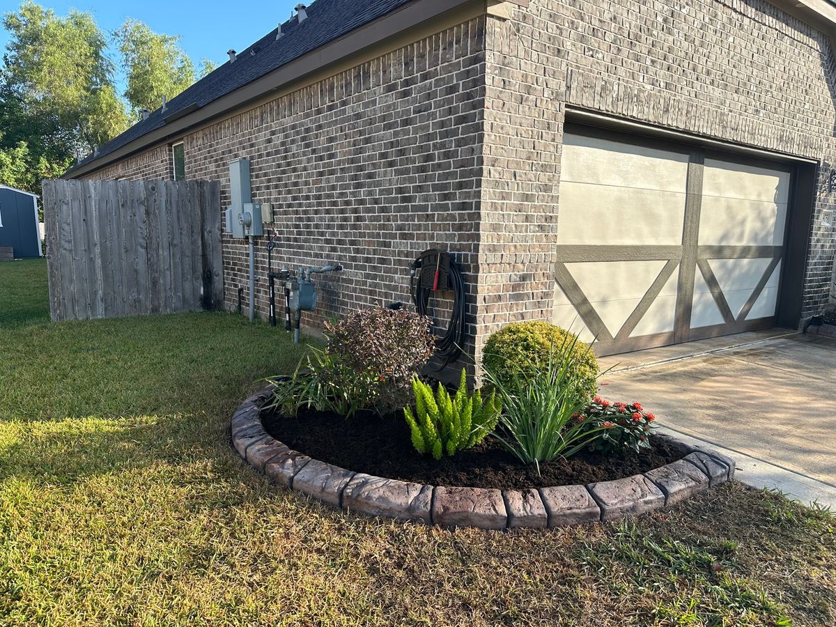 Decorative Concrete for Texas Curb N Borders in Houston, TX