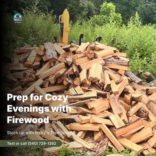 Firewood for Ricky's Tree Service & Property Care in Orange, VA
