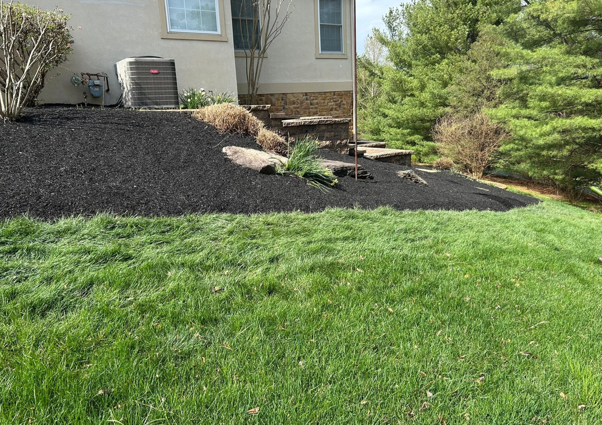 Mulch Installation for Eric's Property Service in Conestoga, PA