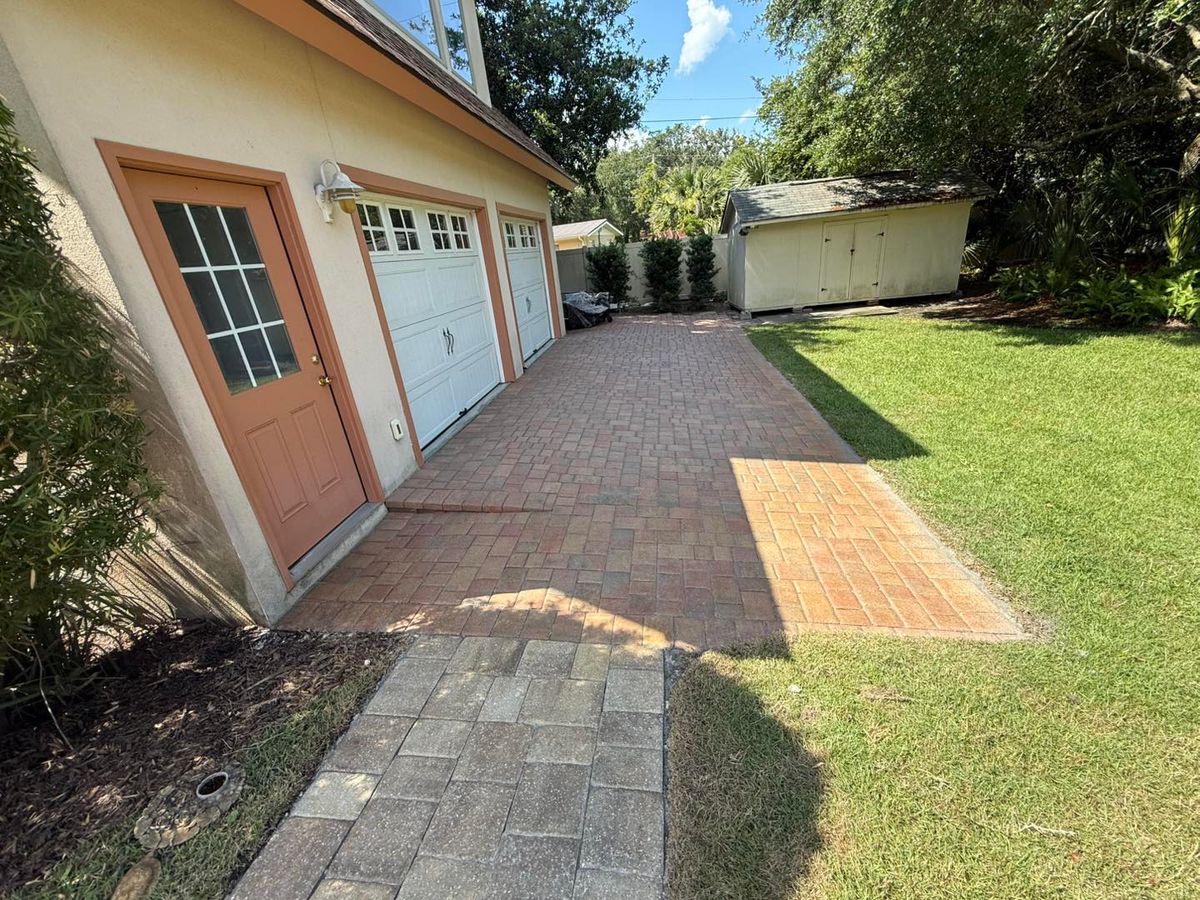 Hardscape Installation for Santos Landscape in Waycross, GA