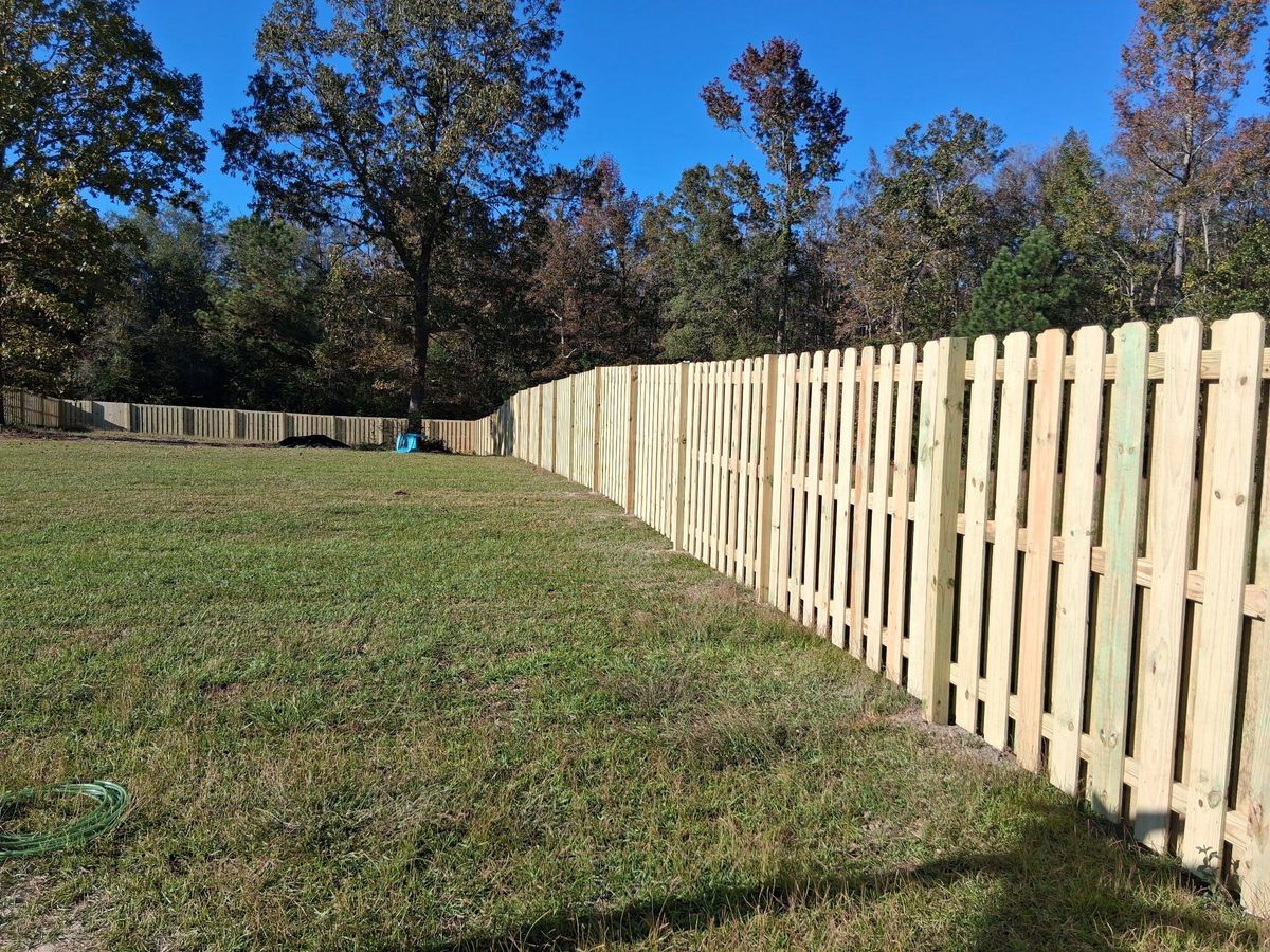 Fence Installation for JB Nealy Fence in Elgin, SC